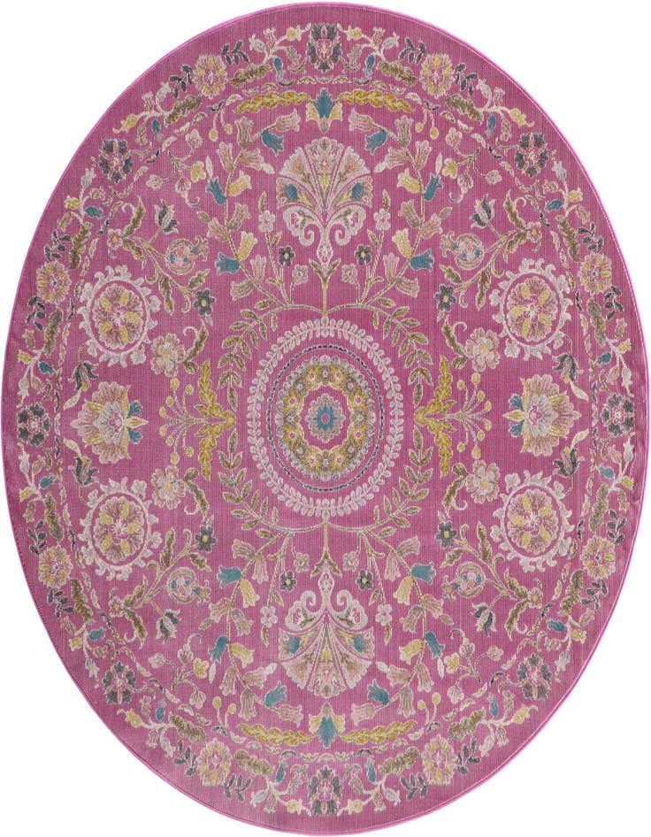 Detail image of 8' x 8' Blossom Round Rug
