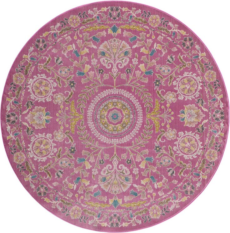 Detail image of 8' x 8' Blossom Round Rug