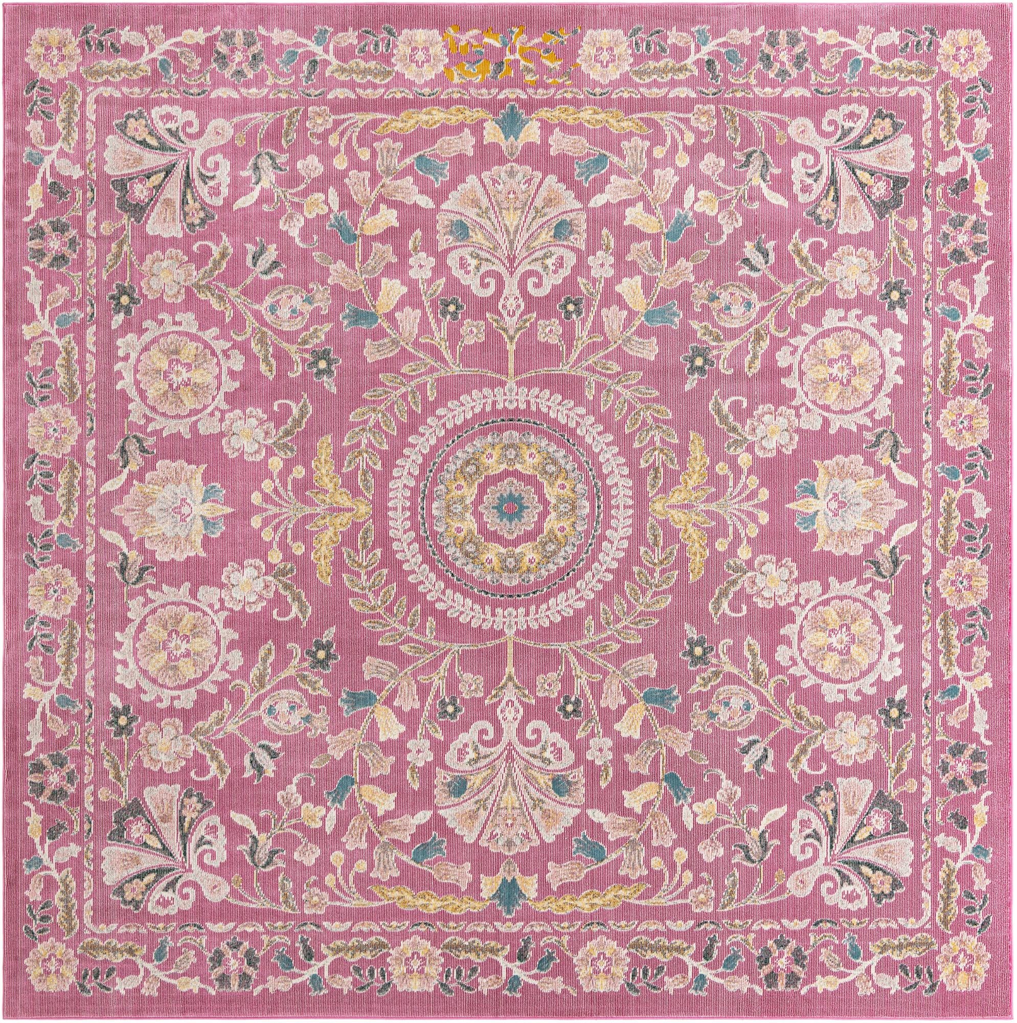 8' x 8' Blossom Square Rug