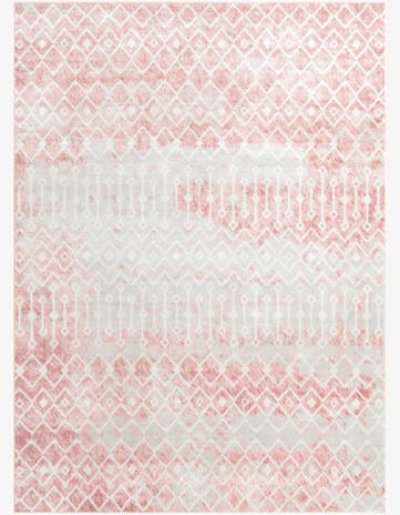 Dusty Rose Bohemian Trellis Rug