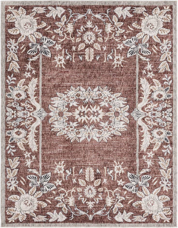 Detail image of 5' 3 x 8' Eco Traditional Rug