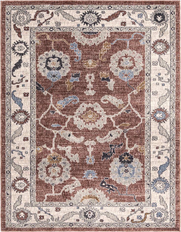 Detail image of 5' 3 x 8' Eco Traditional Rug