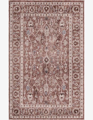 Dusty Rose Eco Traditional Rug