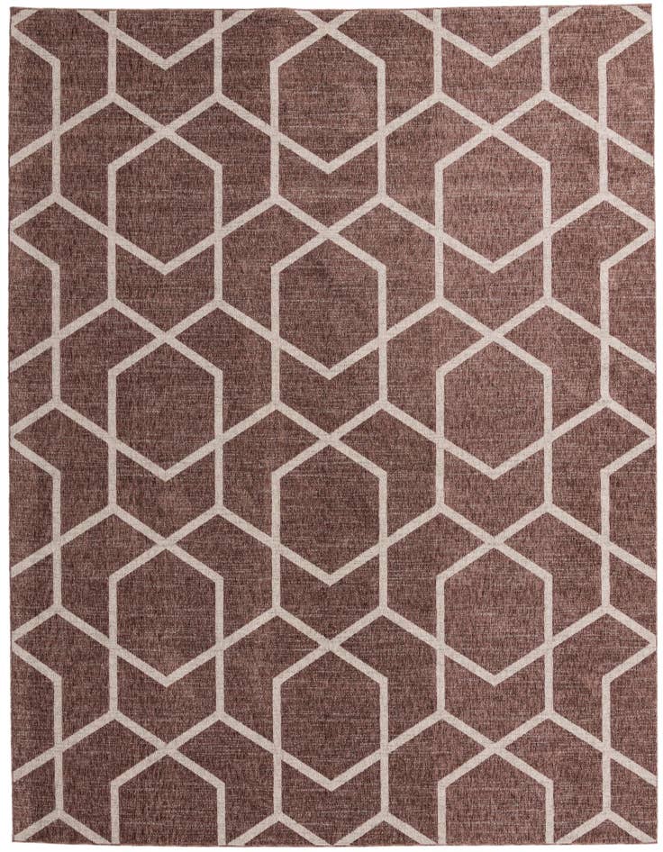 Detail image of 10' x 13' Eco Trellis Rug