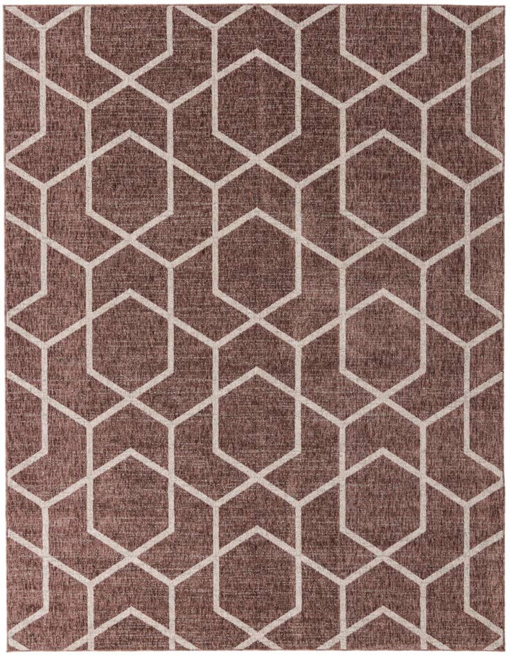Detail image of 7' 10 x 10' Eco Trellis Rug