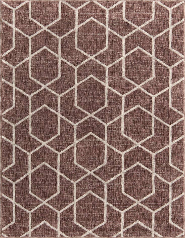 Detail image of 4' x 6' Eco Trellis Rug