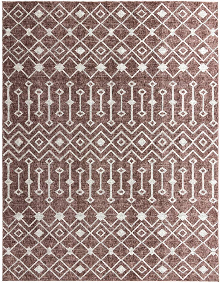 Detail image of 10' x 13' Eco Trellis Rug