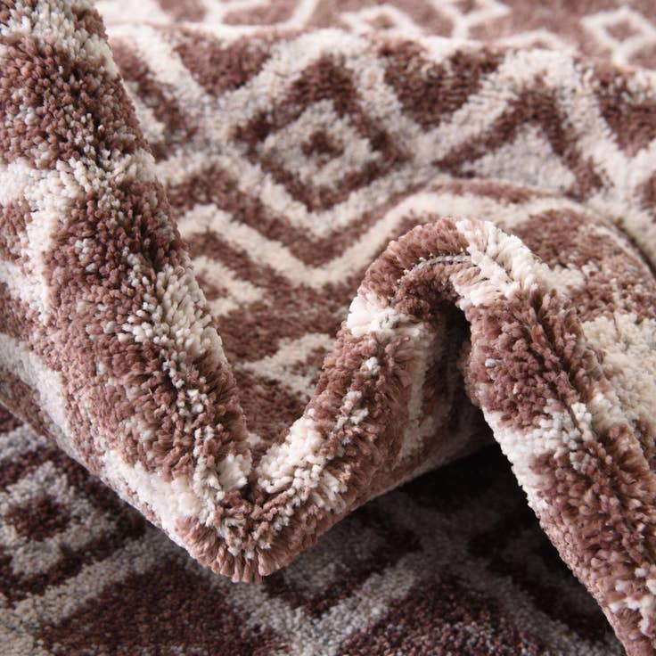 Detail image of 10' x 13' Eco Trellis Rug