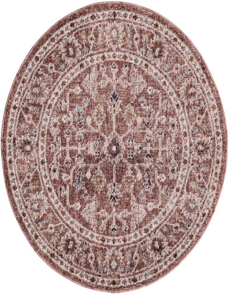 Detail image of 3' 3 x 3' 3 Eco Traditional Round Rug