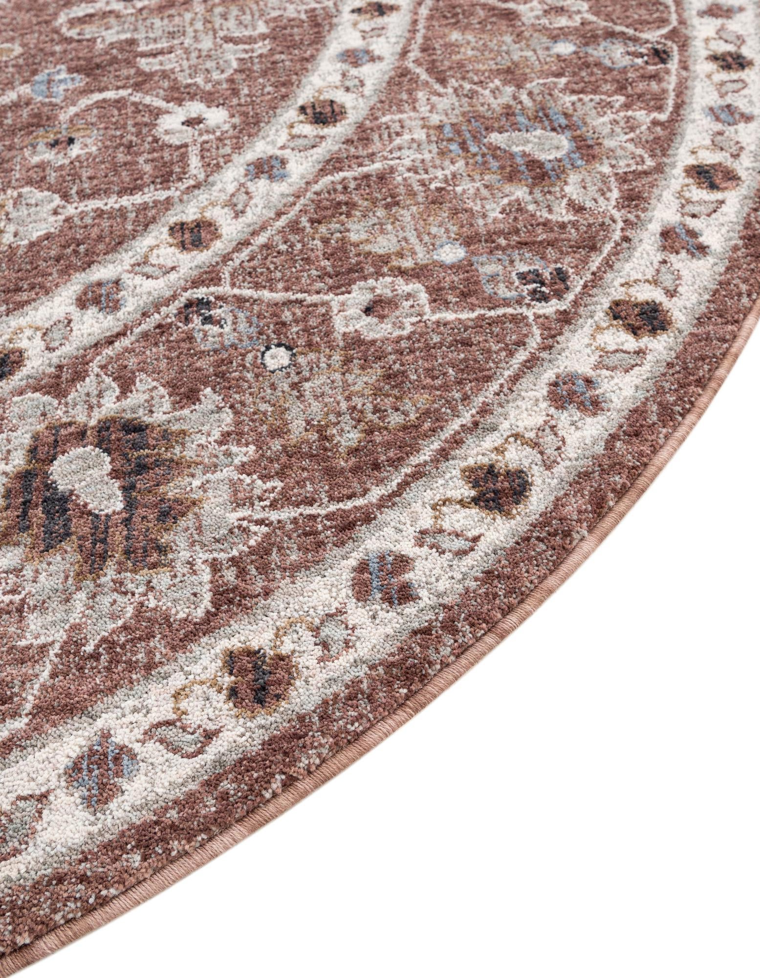 3' 3 x 3' 3 Eco Traditional Round Rug