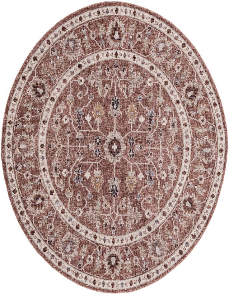 Detail image of 7' x 7' Eco Traditional Round Rug