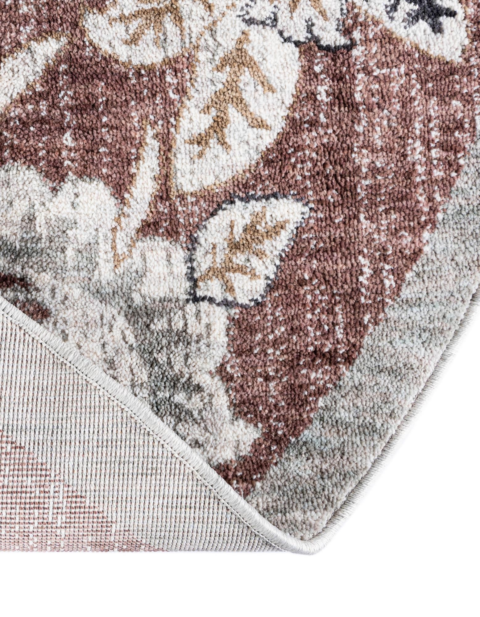 3' 3 x 3' 3 Eco Traditional Round Rug