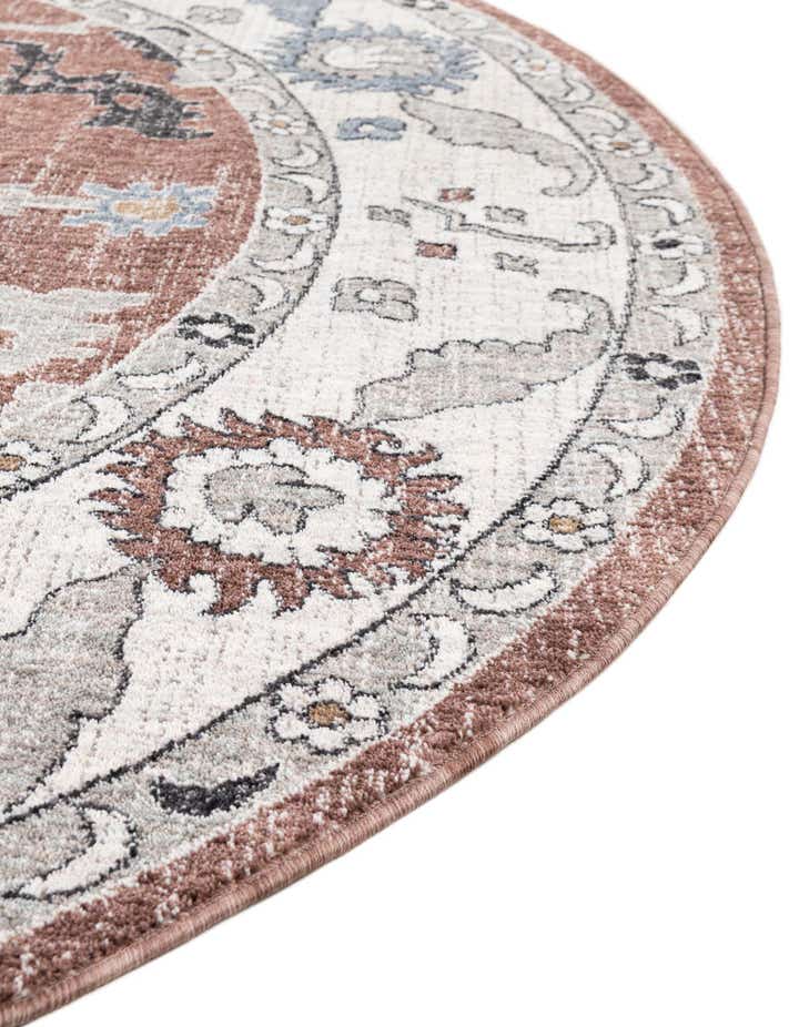 215cm x 215cm Eco Traditional Rund Teppich