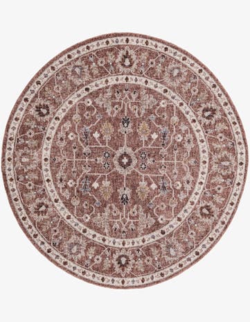 7' x 7' Eco Traditional Round Rug