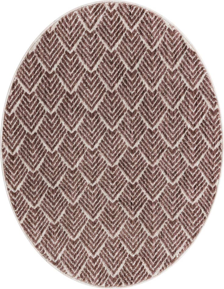Detail image of 3' 3 x 3' 3 Eco Trellis Round Rug