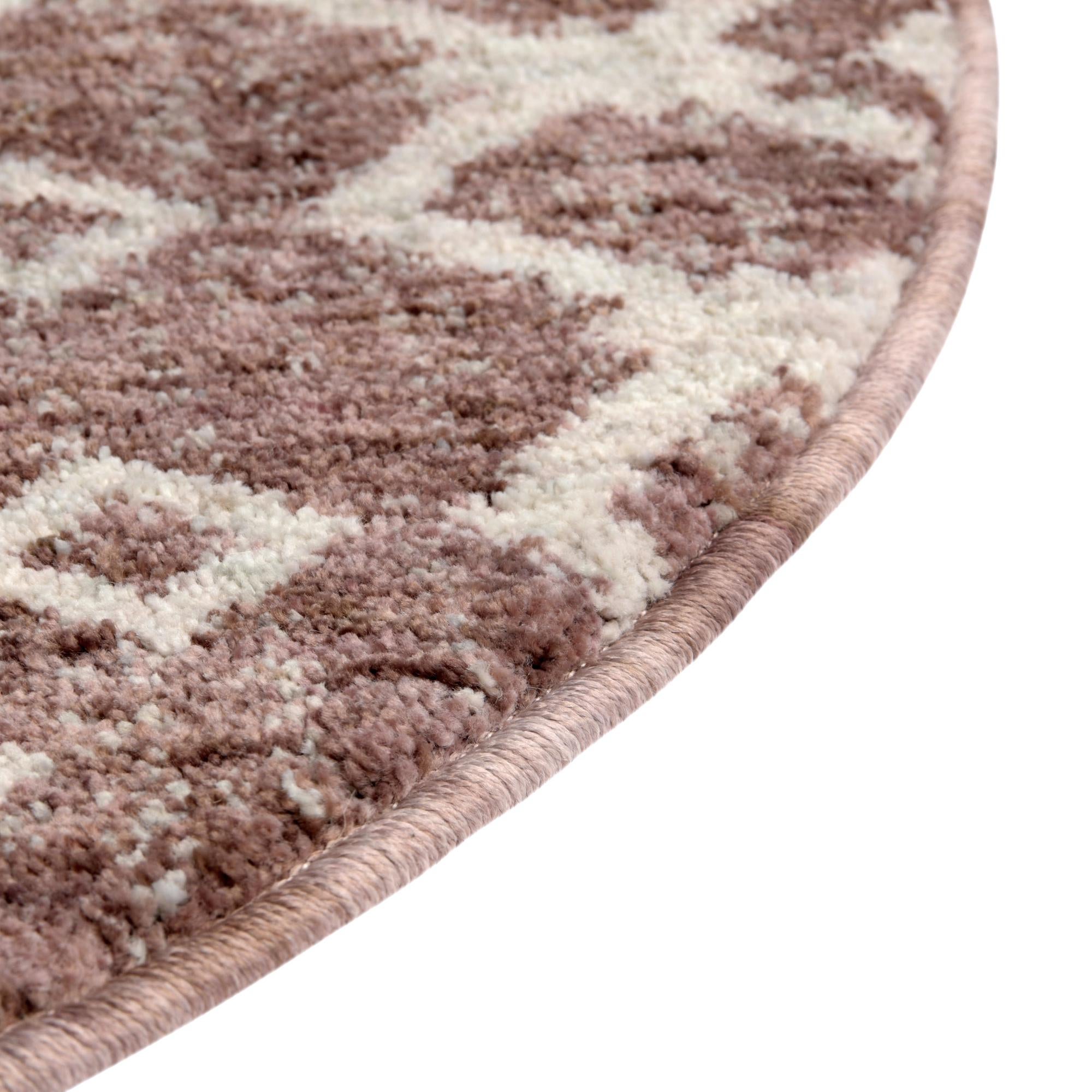 3' 3 x 3' 3 Eco Trellis Round Rug