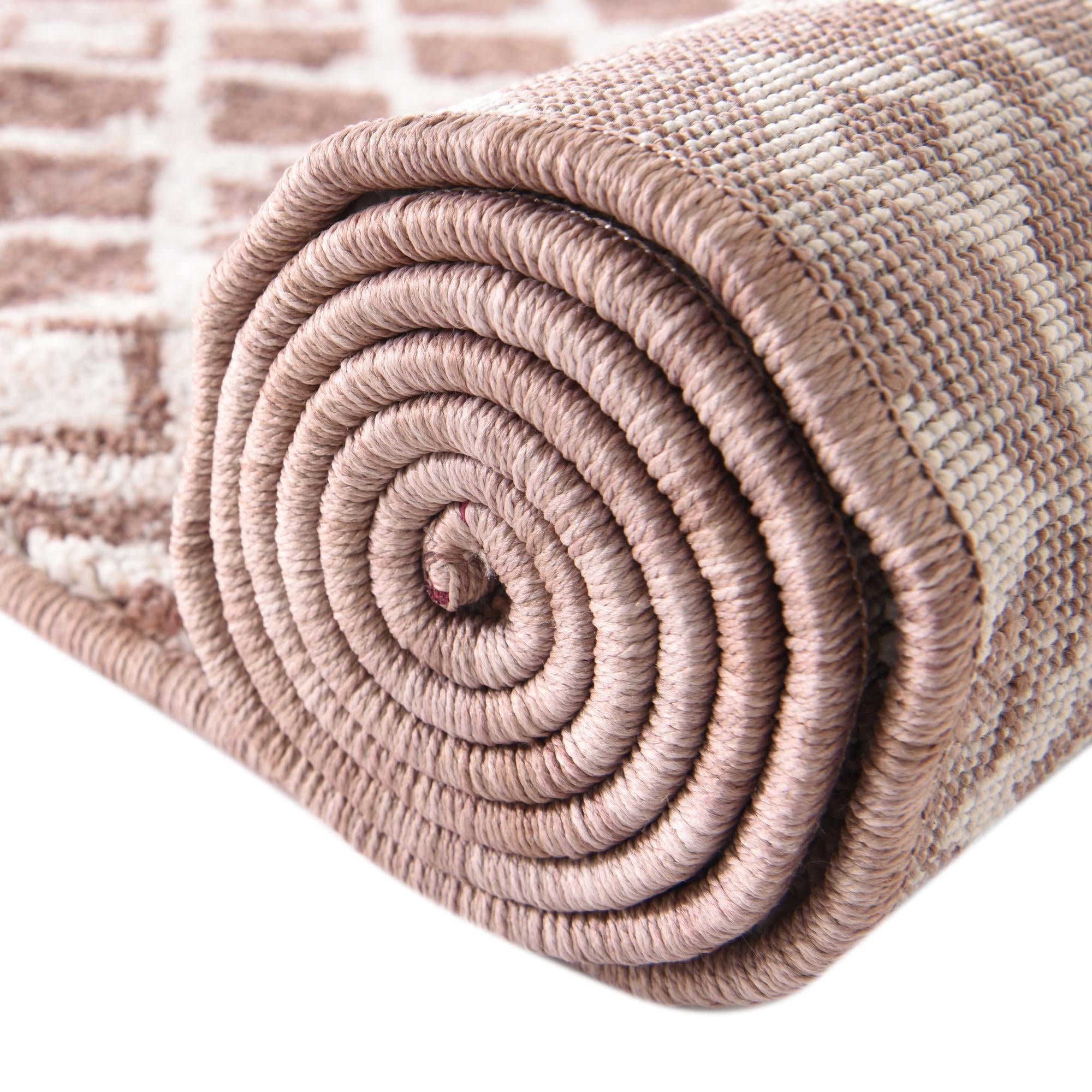 3' 3 x 3' 3 Eco Trellis Round Rug