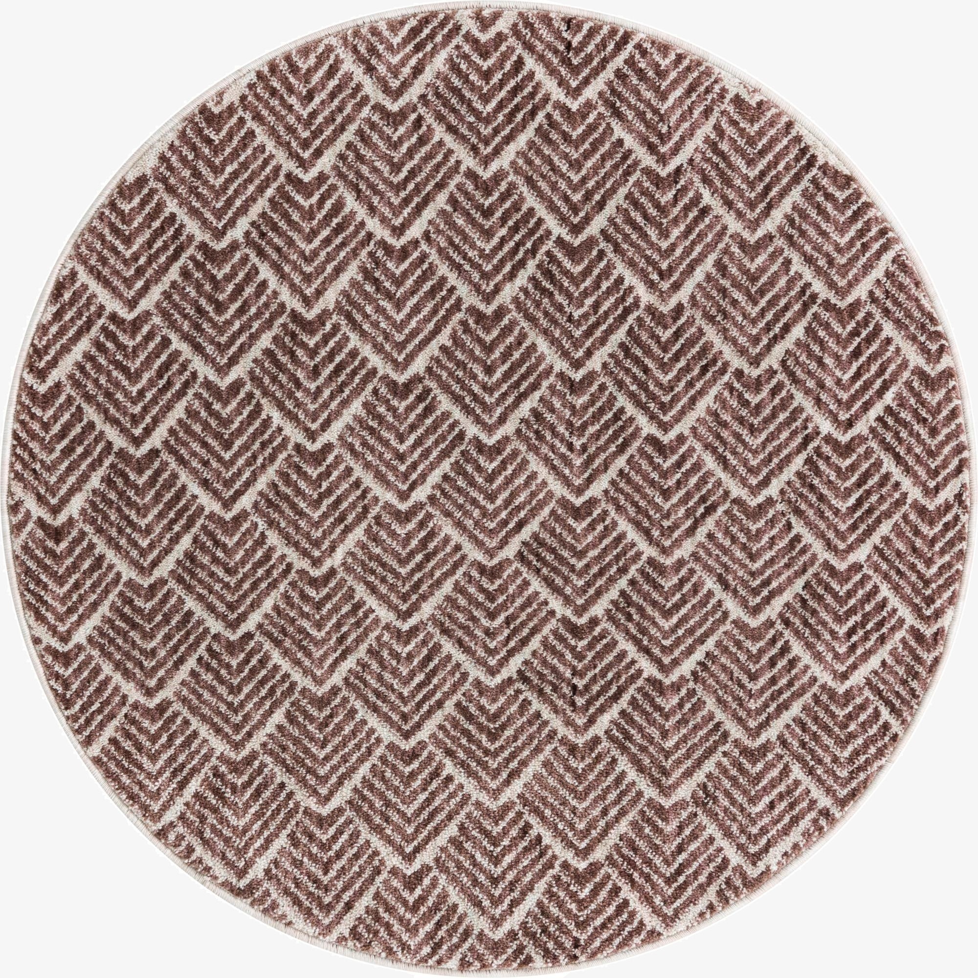100cm x 100cm Eco Trellis Round Rug