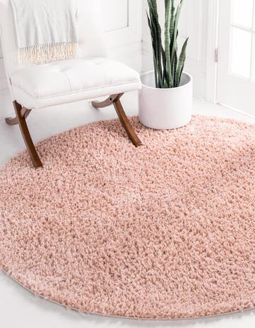 3' x 3' Zermatt Shag Round Rug
