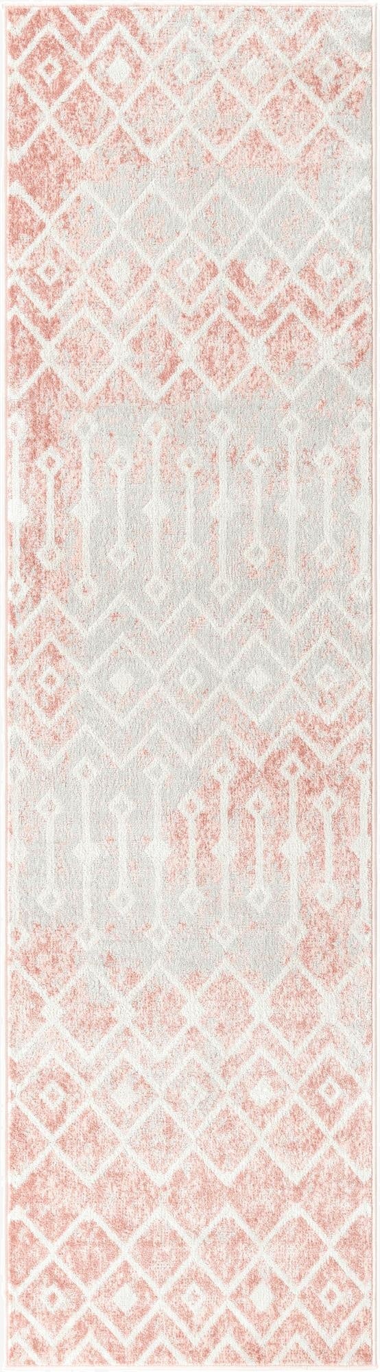 2' 7 x 10' Bohemian Trellis Runner Rug