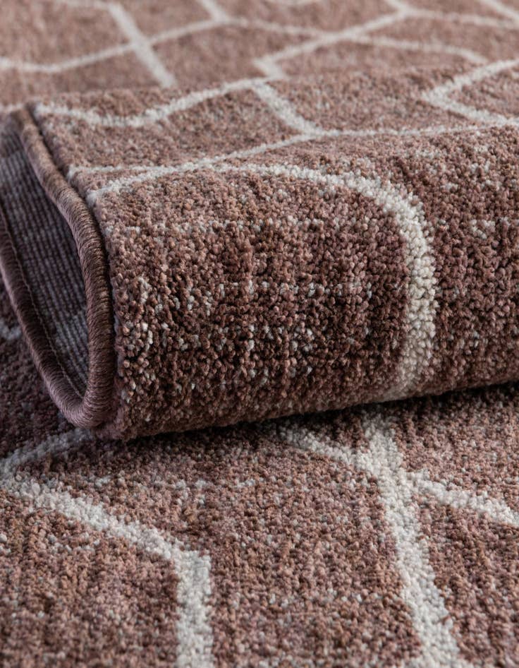 Detail image of 2' x 6' Eco Trellis Runner Rug