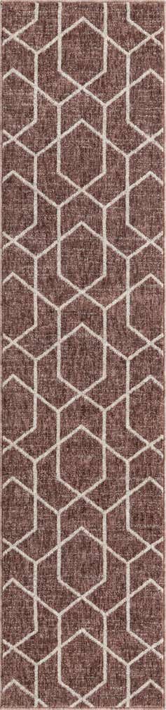 60cm x 245cm Eco Trellis Läufer Teppich