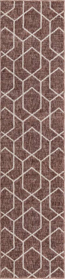 Detail image of 2' x 8' Eco Trellis Runner Rug