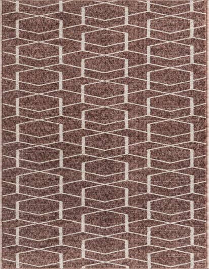 Detail image of 2' 7 x 12' Eco Trellis Runner Rug