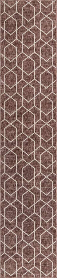 Detail image of 2' 7 x 12' Eco Trellis Runner Rug