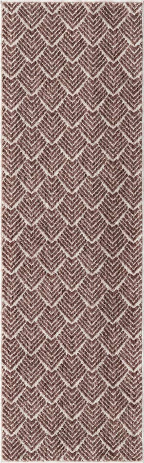 Detail image of 2' x 6' Eco Trellis Runner Rug