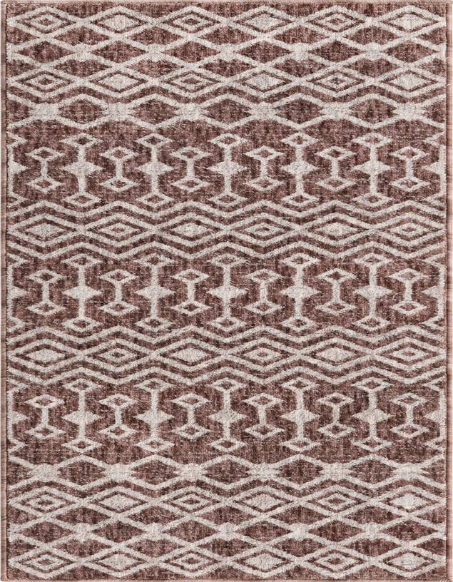 Detail image of 2' x 6' Eco Trellis Runner Rug