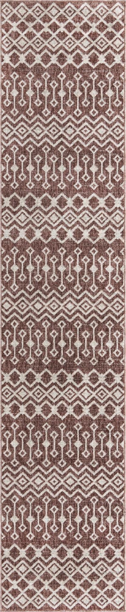 Primary image 80cm x 365cm Eco Trellis Runner Rug