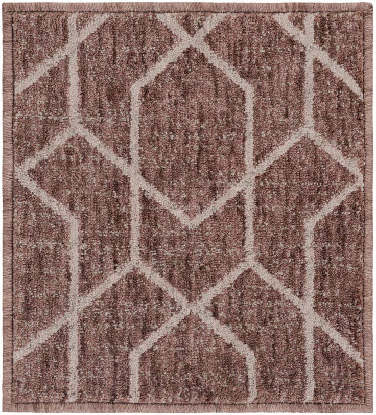 Detail image of 1' 4 x 1' 4 Eco Trellis Sample Rug