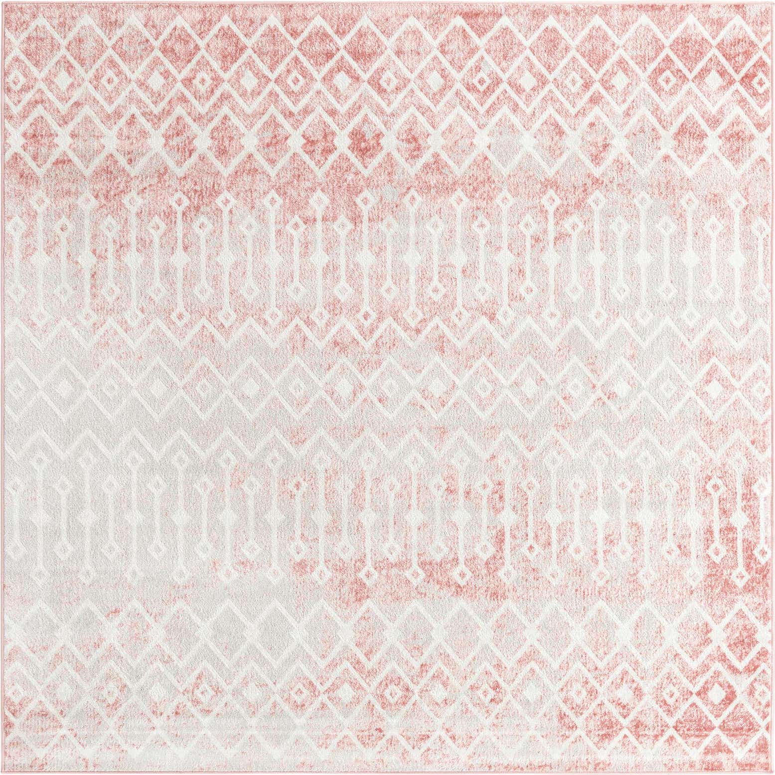 7' 10 x 7' 10 Bohemian Trellis Square Rug