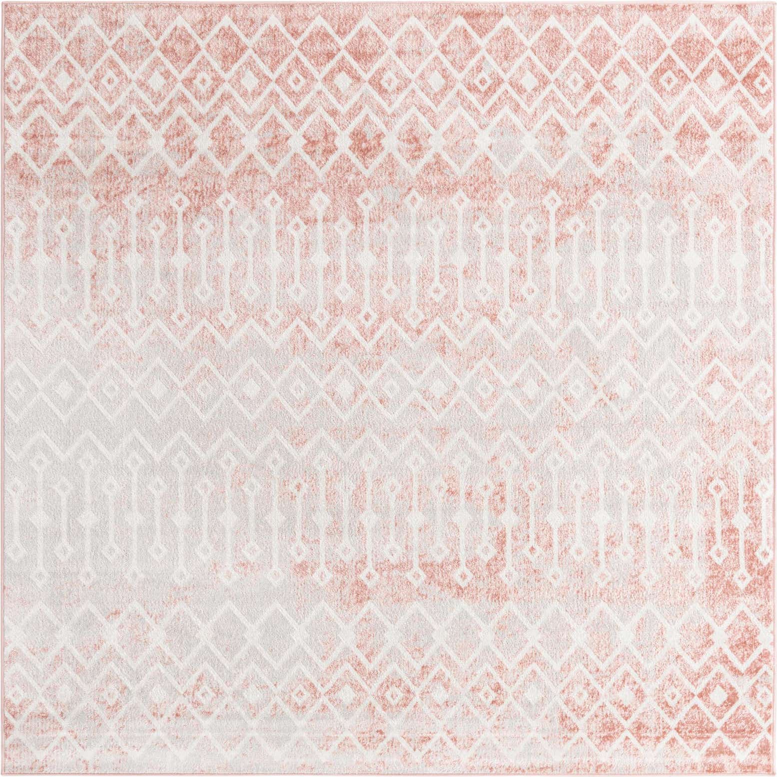 6' x 6' Bohemian Trellis Square Rug