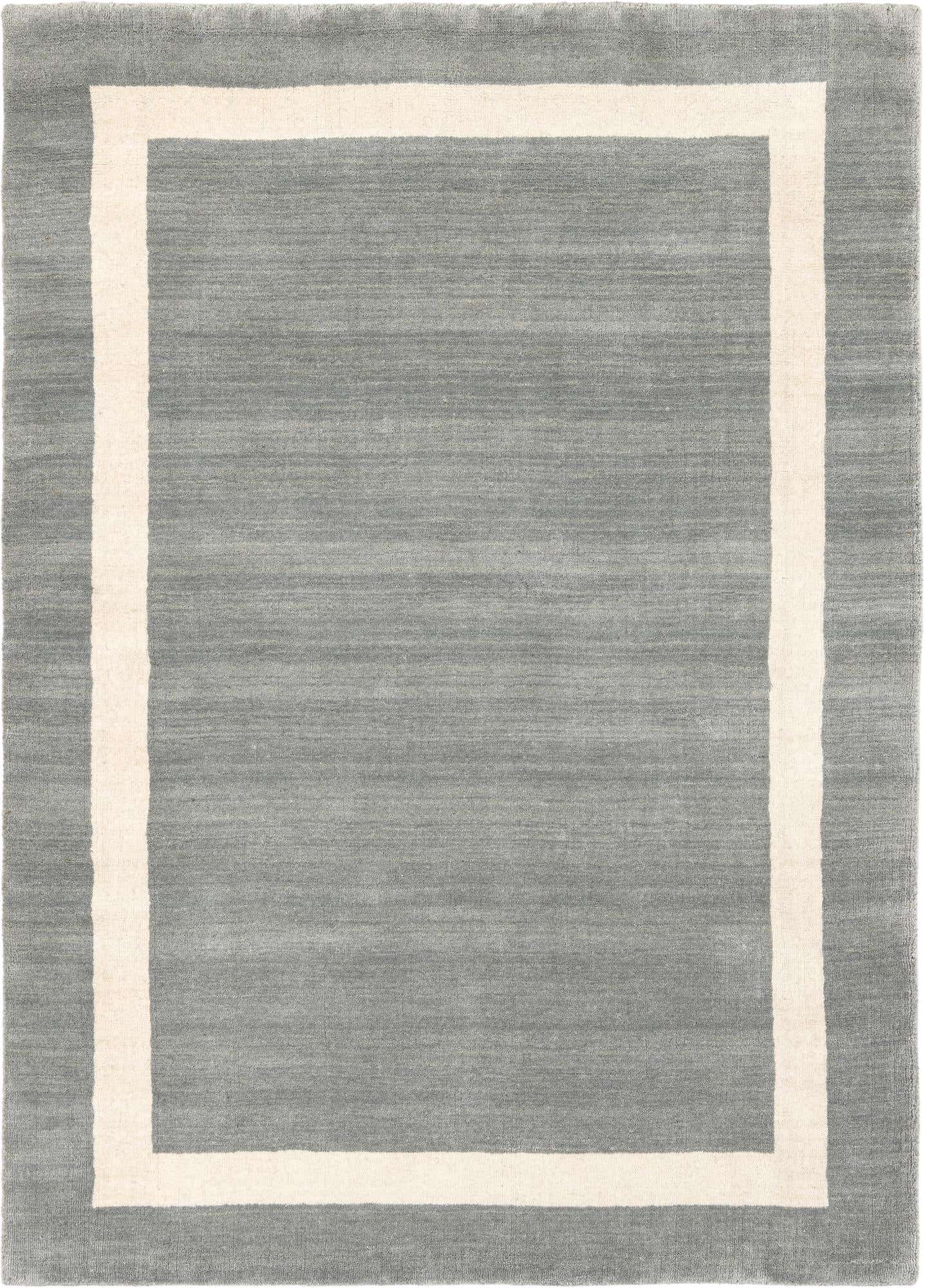4' 1 x 6' 1 Jill Zarin Border Wool Rug