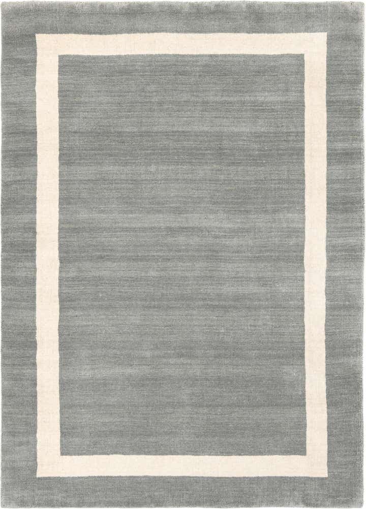 4' 1 x 6' 1 Jill Zarin Border Wool Rug