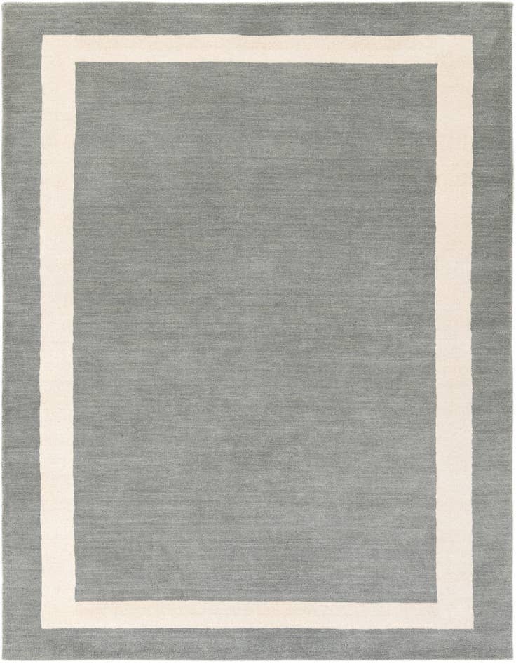 Detail image of 5' 1 x 8' Jill Zarin Border Wool Rug