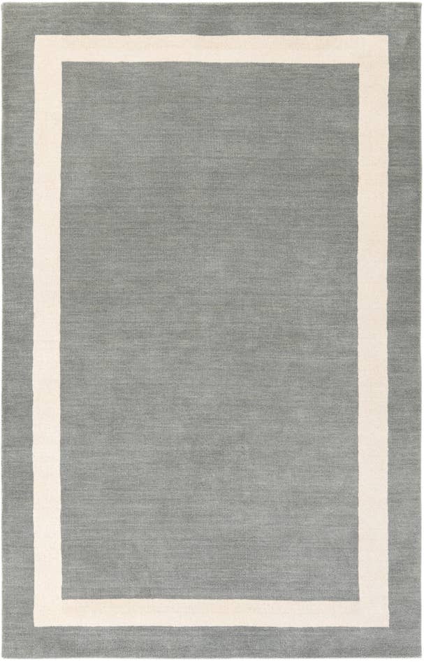 Detail image of 5' 1 x 8' Jill Zarin Border Wool Rug