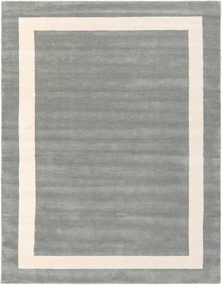 Detail image of 6' 1 x 9' Jill Zarin Border Wool Rug