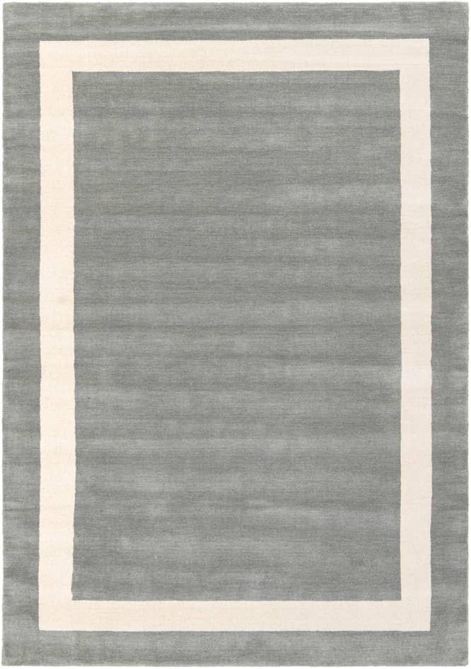 Detail image of 6' 1 x 9' Jill Zarin Border Wool Rug