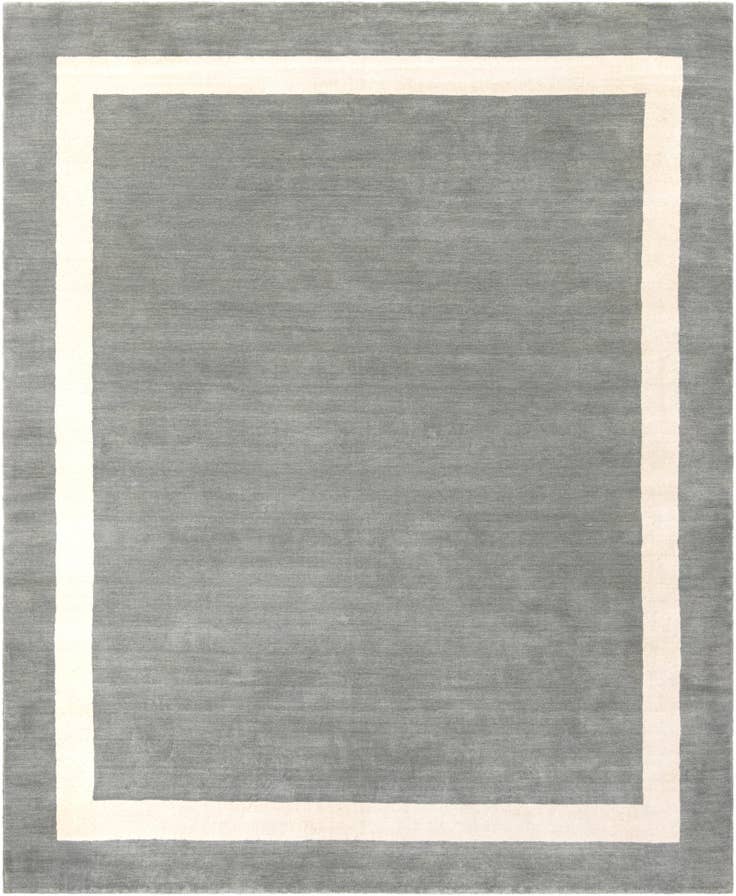 Detail image of 7' 10 x 10' Jill Zarin Border Wool Rug