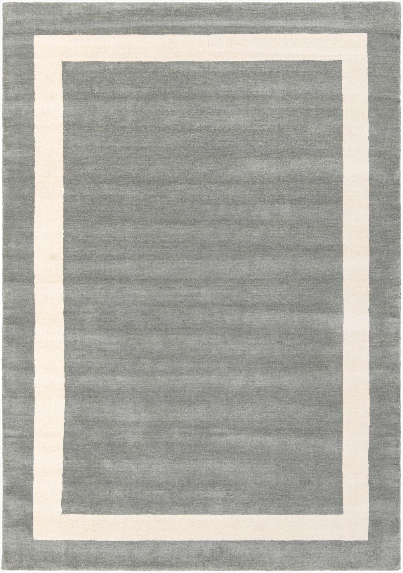 6' 1 x 9' Jill Zarin Border Wool Rug