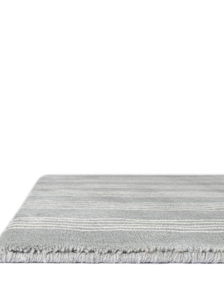 Detail image of 6' 1 x 9' Jill Zarin Striped Wool Rug
