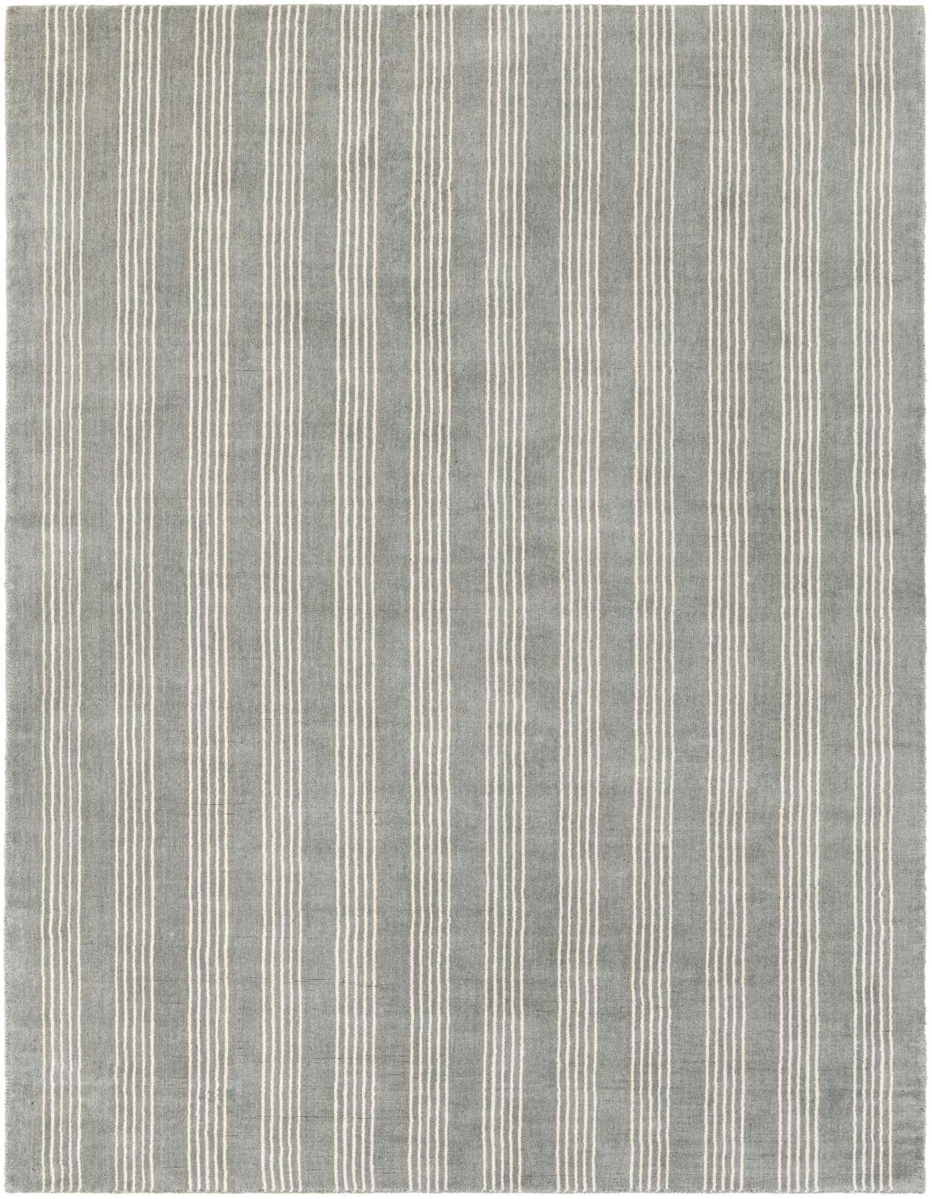 6' 1 x 9' Jill Zarin Striped Wool Rug