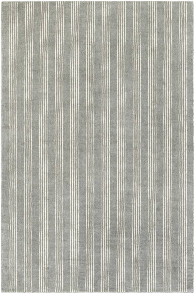 Detail image of 6' 1 x 9' Jill Zarin Striped Wool Rug