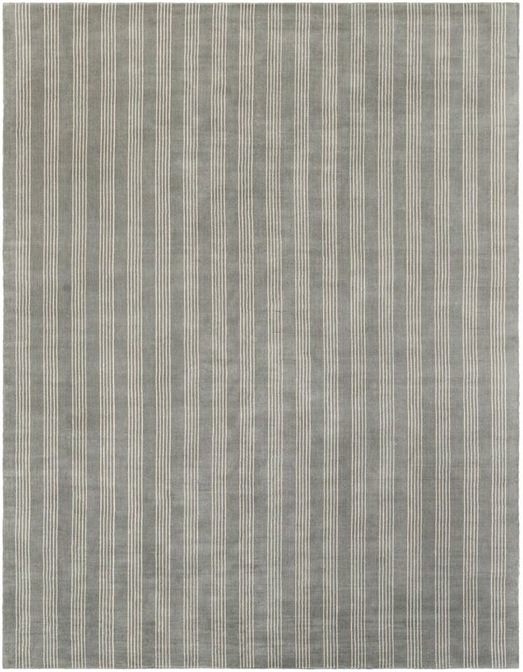 Detail image of 9' x 12' Jill Zarin Striped Wool Rug