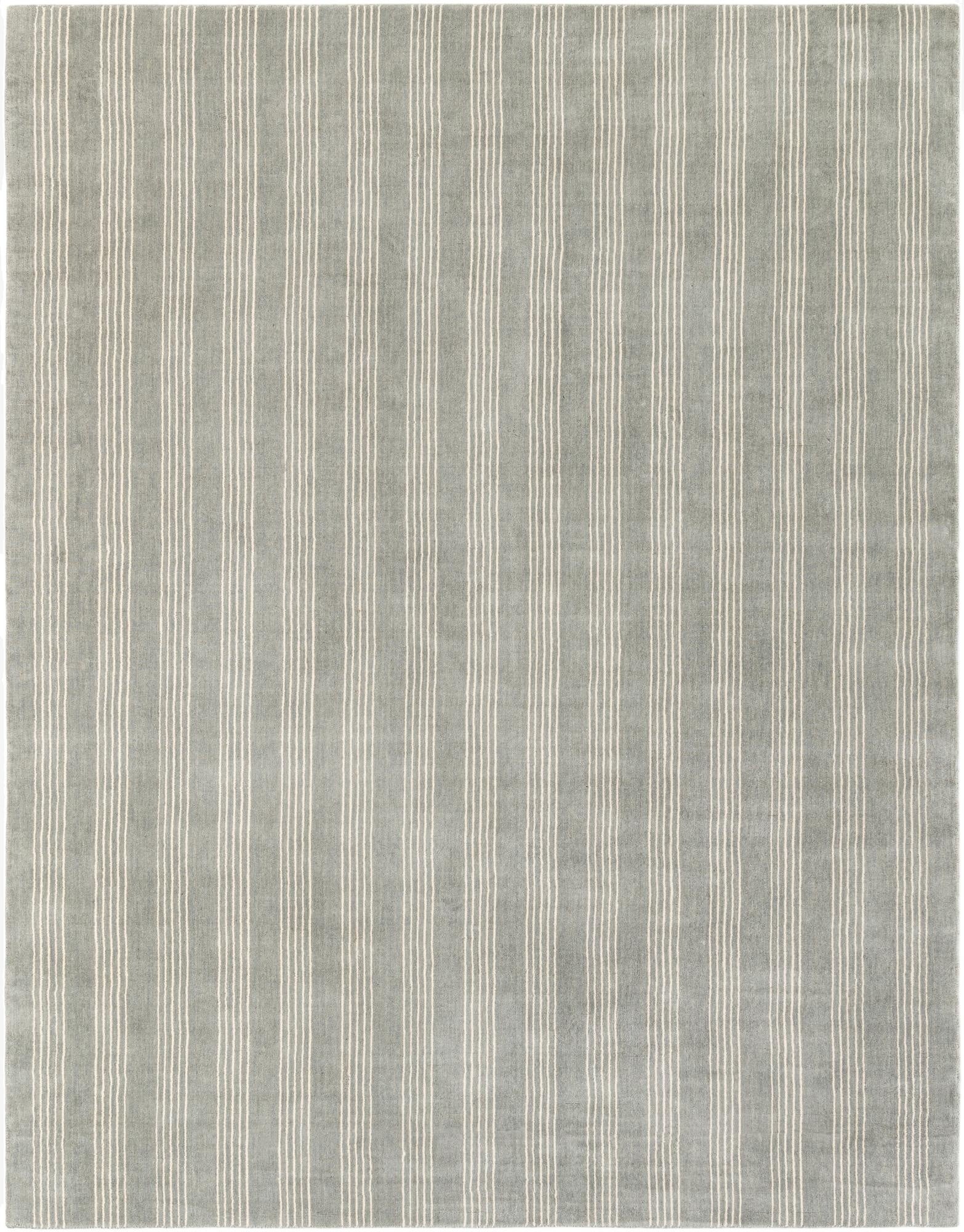 7' 10 x 10' Jill Zarin Striped Wool Rug