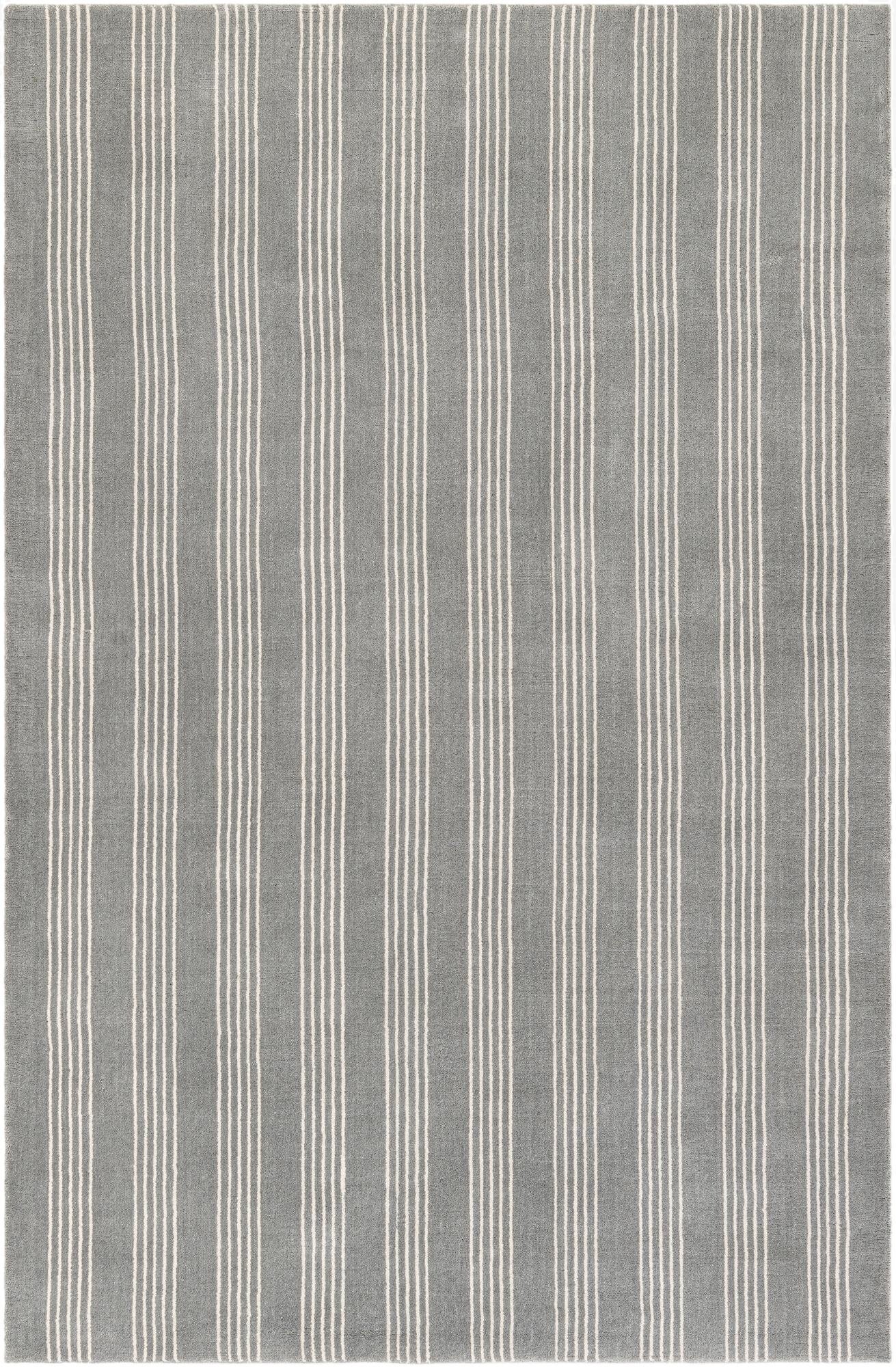 5' 1 x 8' Jill Zarin Striped Wool Rug