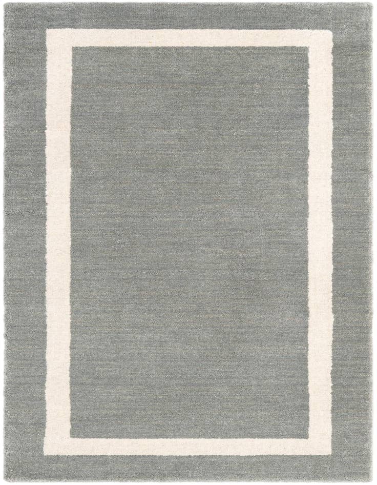 Detail image of 2' x 4' 1 Jill Zarin Border Wool Runner Rug